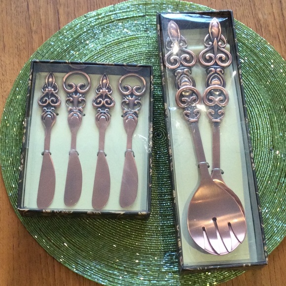 Serving spoons and pate knives - Picture 1 of 7